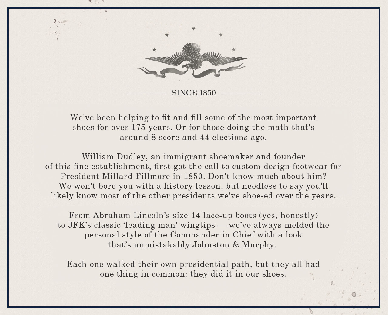 Johnston & Murphy Presidents Footwear